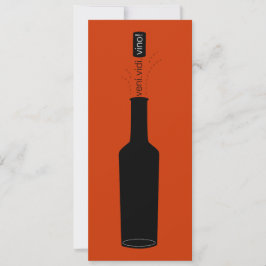 Uitnodiging voor het testen van wijn uit te wijnen