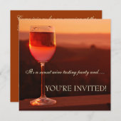 Uitnodiging voor het testen van zonneschijn (Voorkant / Achterkant)