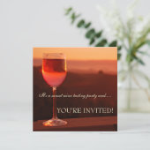 Uitnodiging voor het testen van zonneschijn (Staand voorkant)