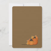 Uitnodiging voor het Thanksgivingseizoen (Achterkant)