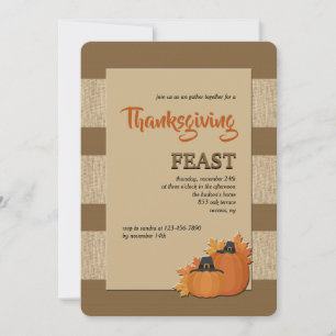 Uitnodiging voor het Thanksgivingseizoen