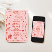 Uitnodiging voor het thema van Galentijnsdag Valen