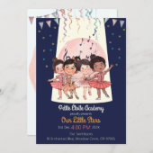 Uitnodiging voor het Tiny Dancers-recital – Custom (Voorkant / Achterkant)