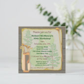 Uitnodiging voor het  toernooi Golf (Staand voorkant)