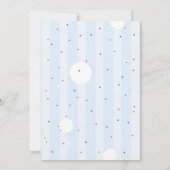 uitnodiging voor het uitnodigen van Cute Teddy Be (Achterkant)