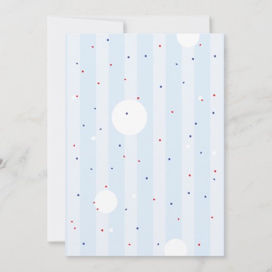  uitnodiging voor het uitnodigen van Cute Teddy Be (Achterkant)