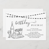 Uitnodiging voor het uitnodigen van de Adult Birth (Voorkant / Achterkant)