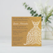 Uitnodiging voor het uitnodigen van een bruiloft (Staand voorkant)