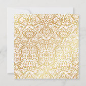 Uitnodiging voor het uitnodigen van een bruiloft (Achterkant)