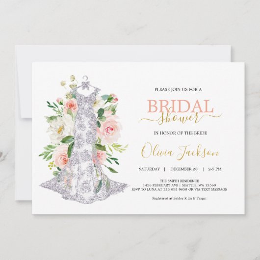 Uitnodiging voor het uitnodigen van een bruiloft (Voorkant)