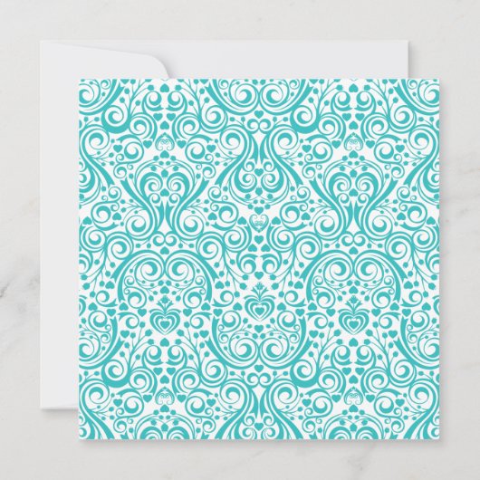 Uitnodiging voor het uitnodigen van een bruiloft (Achterkant)