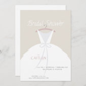 Uitnodiging voor het uitnodigen van een bruiloft (Voorkant / Achterkant)