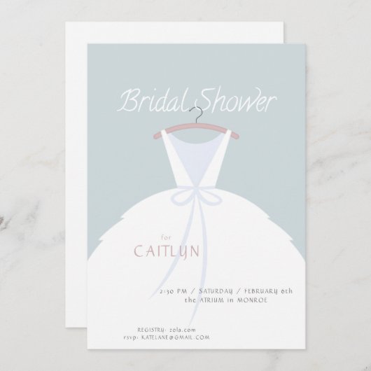 Uitnodiging voor het uitnodigen van een bruiloft (Voorkant / Achterkant)