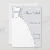 Uitnodiging voor het uitnodigen van een bruiloft (Voorkant)