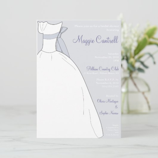 Uitnodiging voor het uitnodigen van een bruiloft (Staand voorkant)