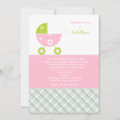 Uitnodiging voor het uitnodigen van een roze sproe (Voorkant)