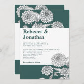  uitnodiging voor het uitroepen van het huwelijk i (Voorkant / Achterkant)