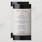 Uitnodiging voor het uitschrijven van gebeurteniss (Voorkant / Achterkant)