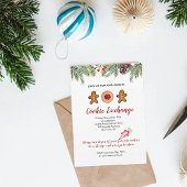 Uitnodiging voor het uitwisselen van gemberkoekman