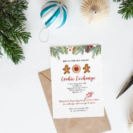 Uitnodiging voor het uitwisselen van gemberkoekman