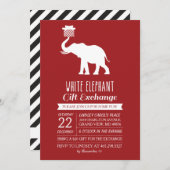 Uitnodiging voor het uitwisselen van geschenken vo (Voorkant / Achterkant)