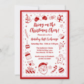 Uitnodiging voor het uitwisselen van kerstcadeaus (Voorkant)