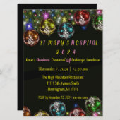 Uitnodiging voor het uitwisselen van kerstcadeaus (Voorkant / Achterkant)