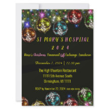 Uitnodiging voor het uitwisselen van kerstcadeaus