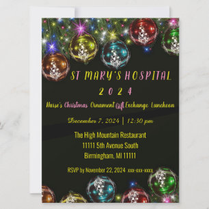 Uitnodiging voor het uitwisselen van kerstcadeaus