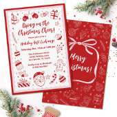 Uitnodiging voor het uitwisselen van kerstcadeaus