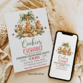 Uitnodiging voor het uitwisselen van kerstkoekjes