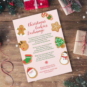 Uitnodiging voor het uitwisselen van moderne kerst