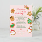 Uitnodiging voor het uitwisselen van moderne kerst (Staand voorkant)