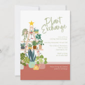 Uitnodiging voor het uitwisselen van Plant (Voorkant)