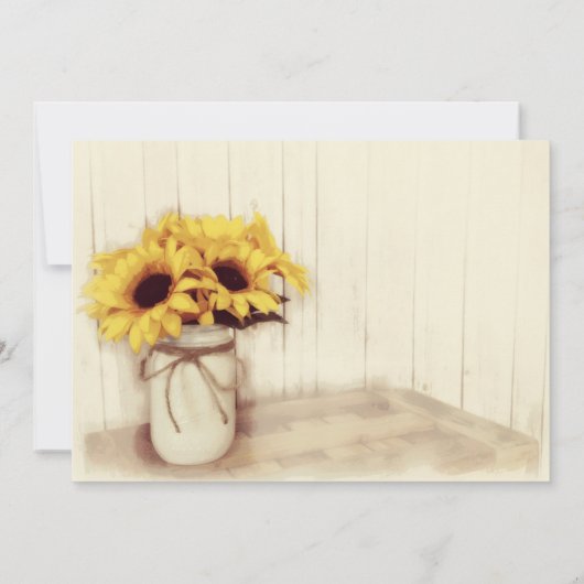 Uitnodiging voor het uitzenden van de Rustige land (Achterkant)