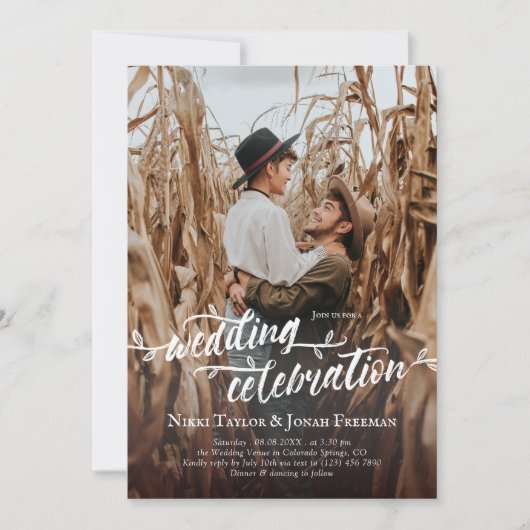 Uitnodiging voor het uitzenden van een Charming-pe (Voorkant)