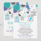  uitnodiging voor het uitzenden van een huwelijk i (Voorkant / Achterkant)