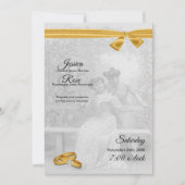  uitnodiging voor het uitzenden van een weddenscha (Voorkant)