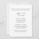  uitnodiging voor het uitzenden van een weddenscha (Achterkant)