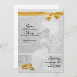  uitnodiging voor het uitzenden van een weddenscha