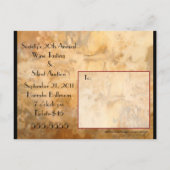 Uitnodiging voor het uitzenden van Fundraiser-tast Briefkaart (Achterkant)