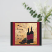 Uitnodiging voor het uitzenden van Fundraiser-tast Briefkaart (Staand voorkant)