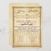  uitnodiging voor het uitzenden van ridderweduwen  (Voorkant / Achterkant)