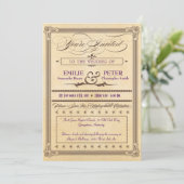 uitnodiging voor het uitzenden van ridderweduwen (Staand voorkant)