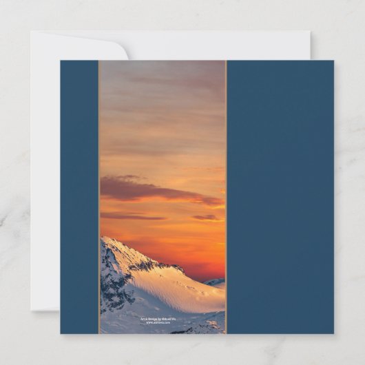 Uitnodiging voor het Uitzicht van het Sunset Mount (Achterkant)