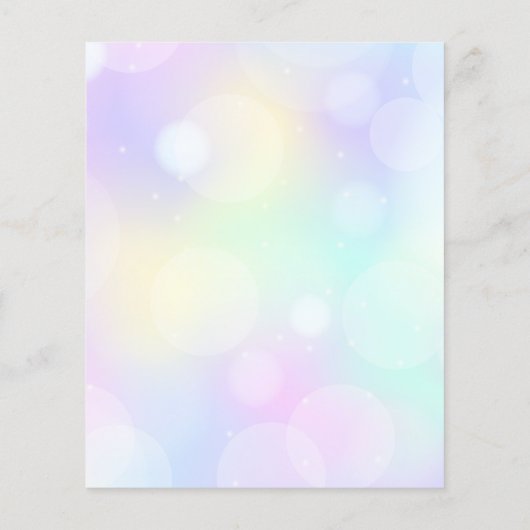 Uitnodiging voor het verjaardagsbudget van de rege (Achterkant)