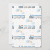 Uitnodiging voor het verjaardagsfeest van Choo cho (Achterkant)