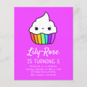 Uitnodiging voor het verjaardagsfeestje van Budget (Voorkant)