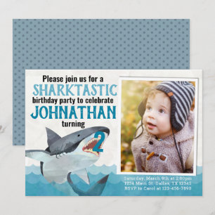 Uitnodiging voor het verjaardagsfeestje van de wit