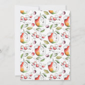 Uitnodiging voor het verjaardagsfeestje van Peache (Achterkant)